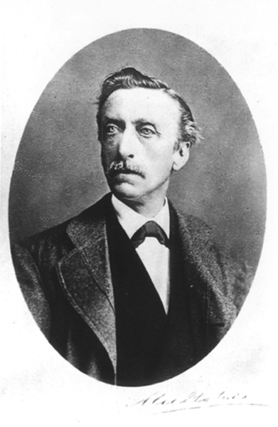 Portretfoto van Eduard Douwes Dekker (1820-1887)